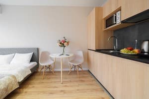 Квартира Smart and cozy Apartments near st. metro Nivky. Апартаменты двухместный 3 5